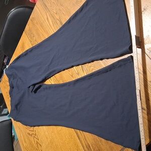 HALARA Pants Women Extra Large Stretch NAVY BLUE Flared FLARE New WORKOUT XL NEW
